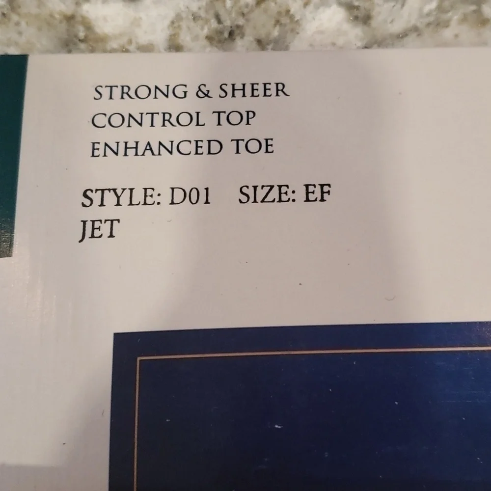 Hanes Resilience Strong and Sheer styles,  set of 4 , 3 jet and 1 Flax , size EF